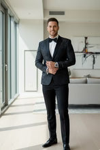 "Bradley" Midnight Navy Luxury Wool Blend Suit Pants